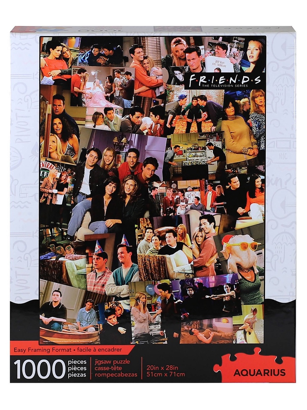 Urban Outfitters FRIENDS Collage 1000-Piece Jigsaw Puzzle – Multicolor